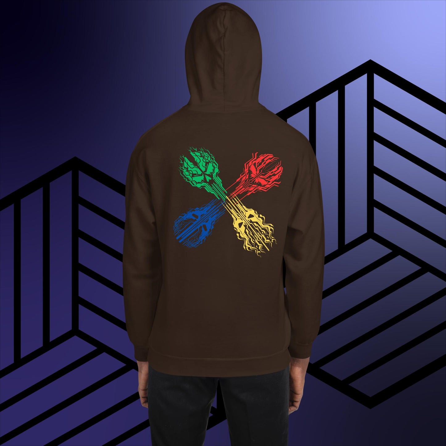 Brobots Four Skull Unisex Hoodie