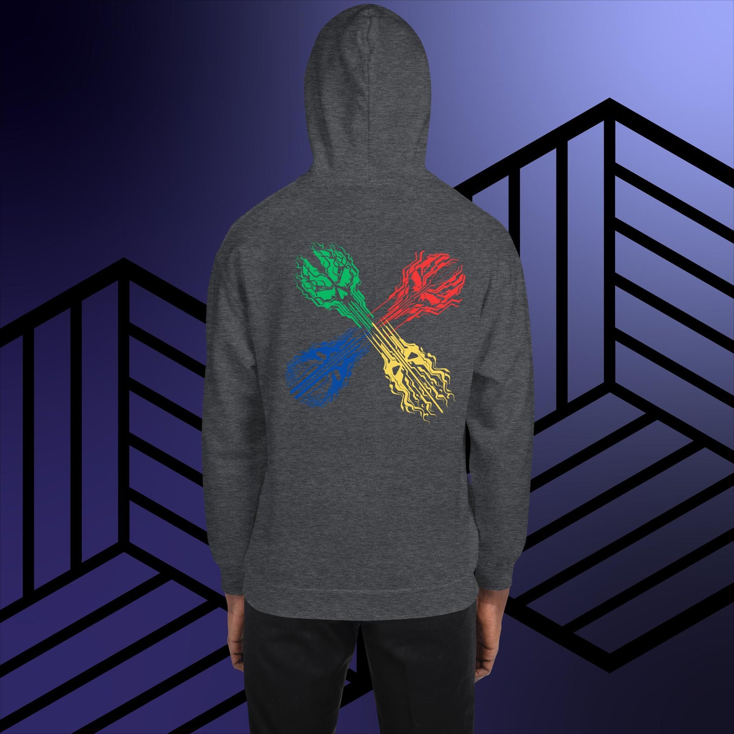 Brobots Four Skull Unisex Hoodie