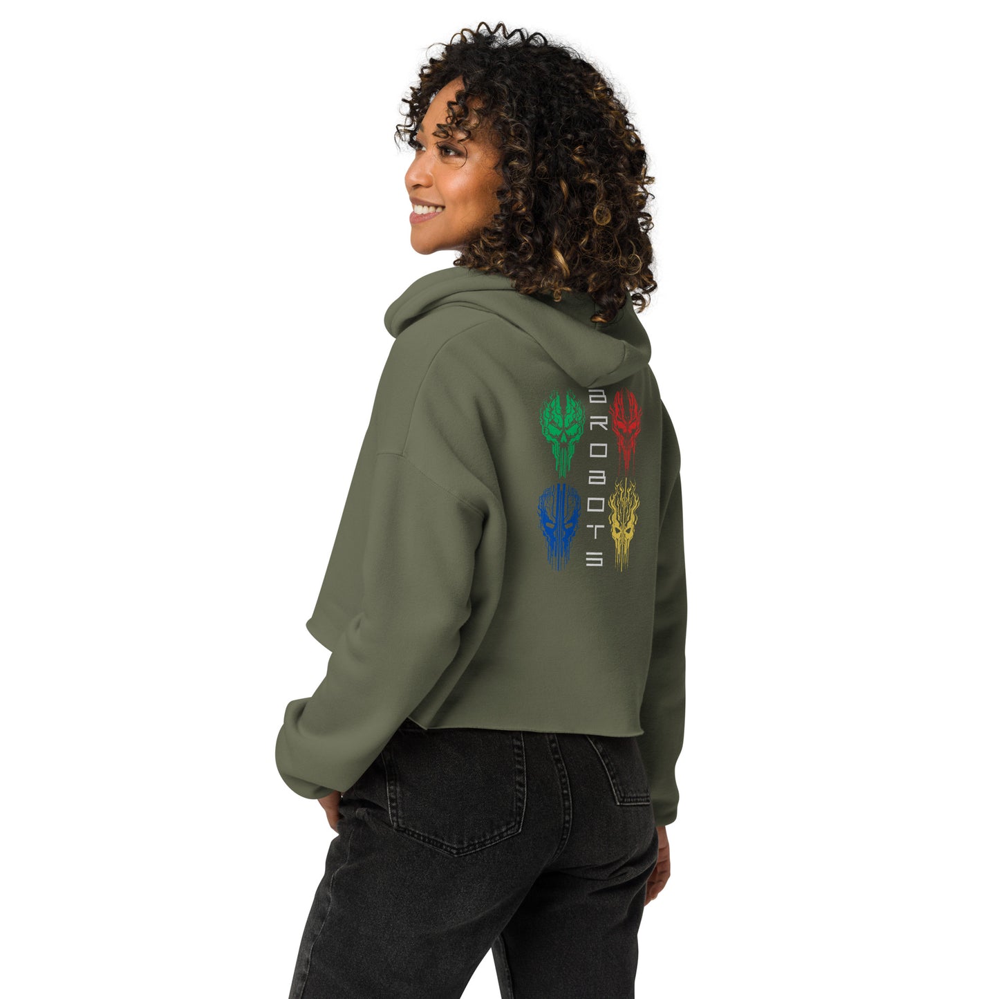SheBots Crop Hoodie