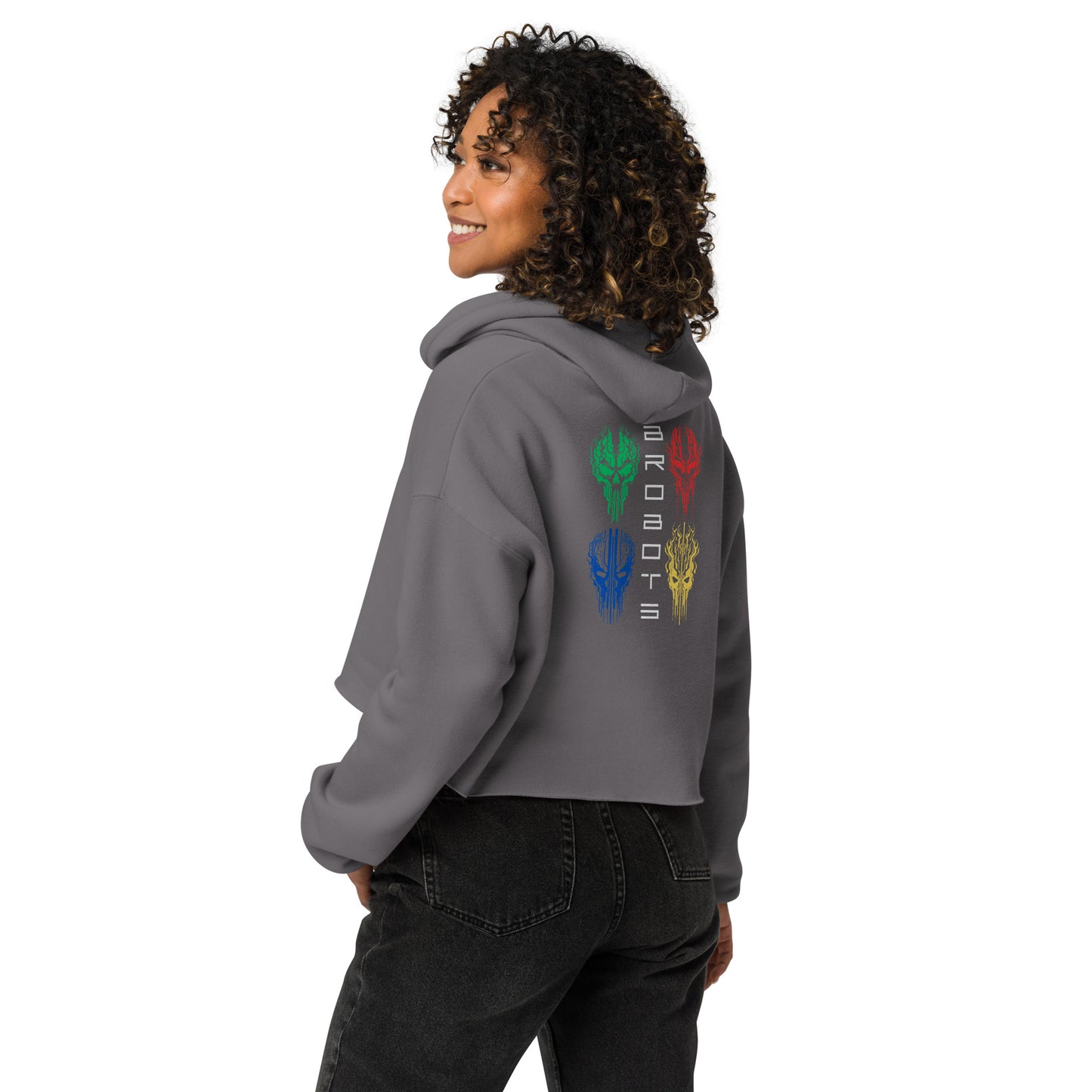 SheBots Crop Hoodie
